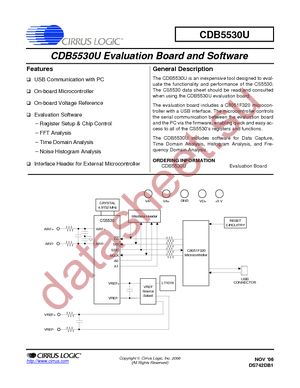 CDB5530U datasheet  